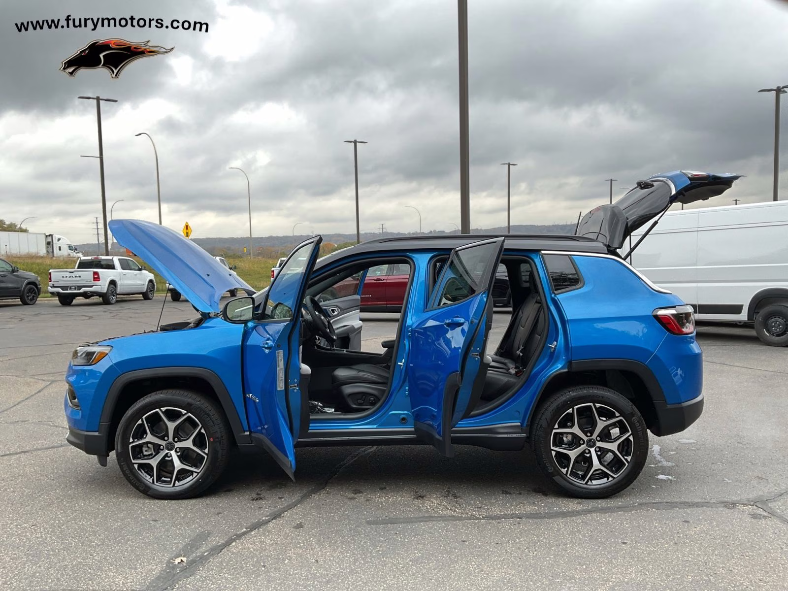 2026 Hydro Blue Pearlcoat Jeep Compass Limited 4X4 SUV