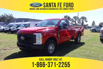 2026 Red Ford Super Duty F-350 SRW XL RWD Truck