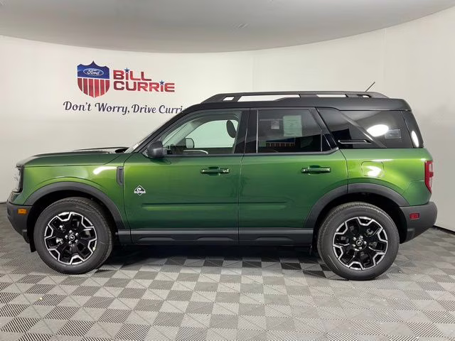 2025 Green Metallic Ford Bronco Sport Outer Banks 4X4 SUV