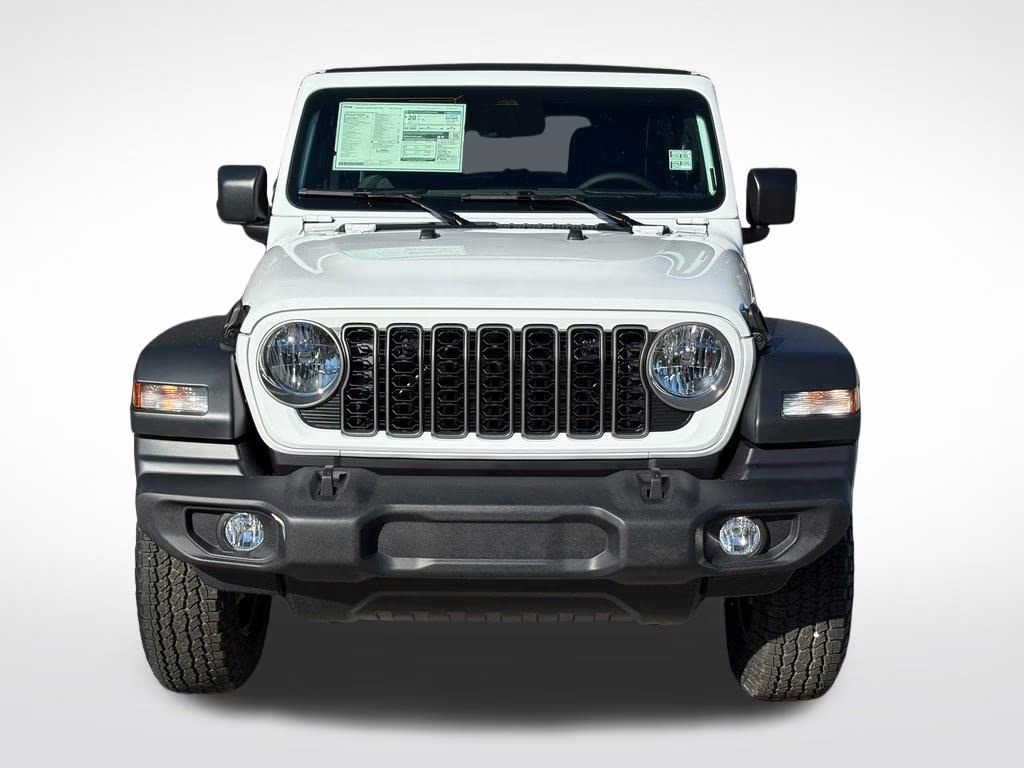 2026 Bright White Clearcoat Jeep Wrangler Sport S 4X4 SUV