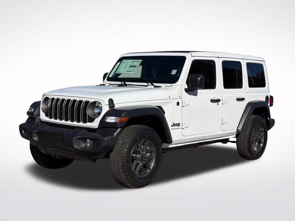 2026 Bright White Clearcoat Jeep Wrangler Sport S 4X4 SUV