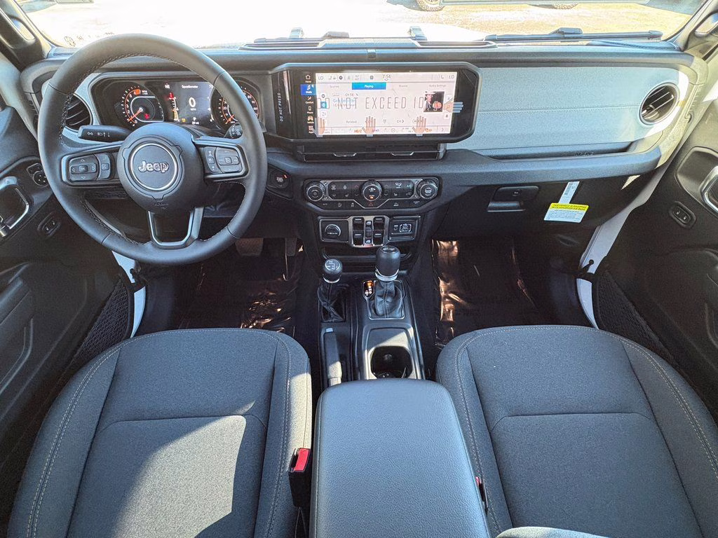 2026 Bright White Clearcoat Jeep Wrangler Sport S 4X4 SUV