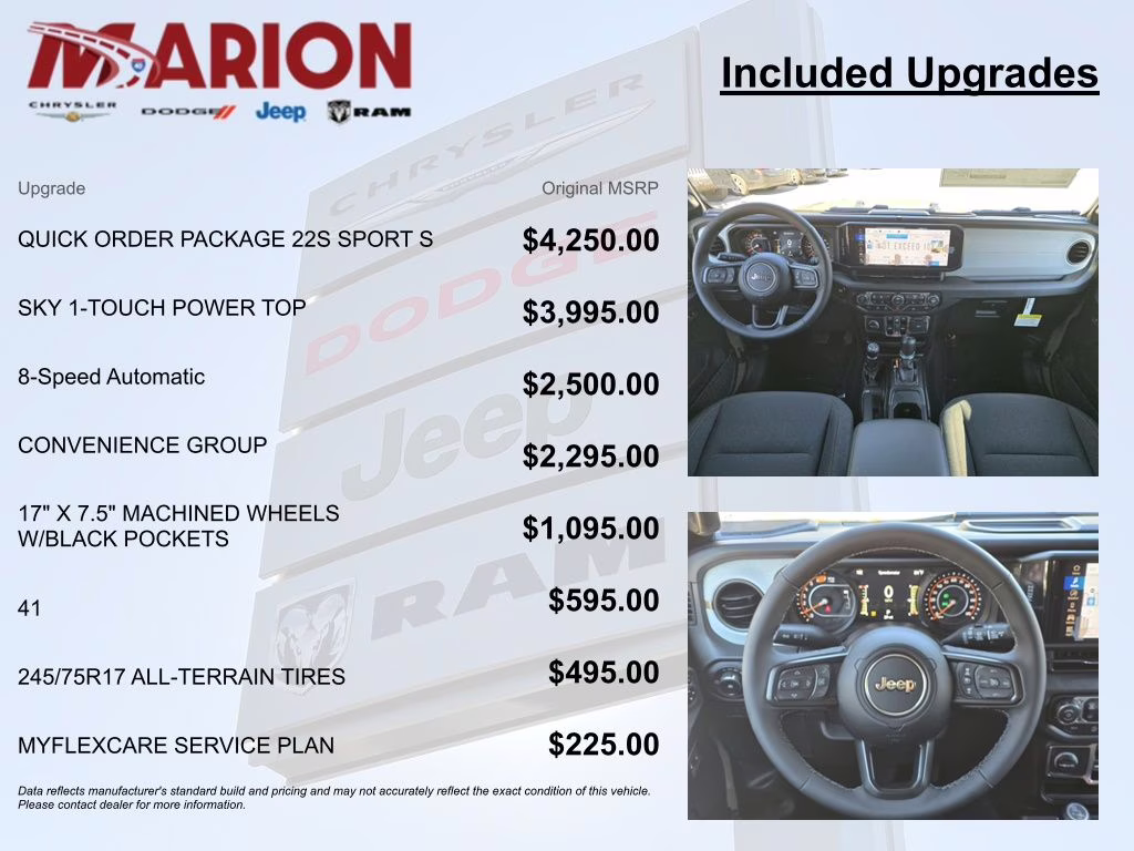 2026 41 Jeep Wrangler Sport S 4X4 SUV