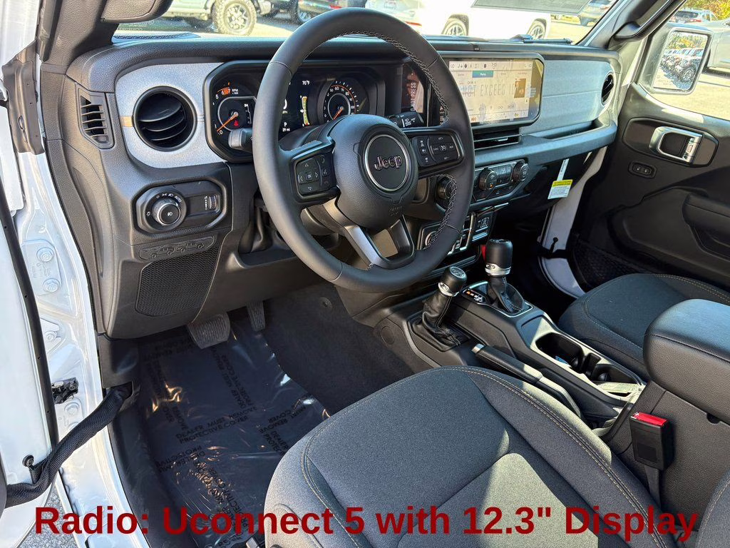 2026 Bright White Clearcoat Jeep Wrangler Sport S 4X4 SUV