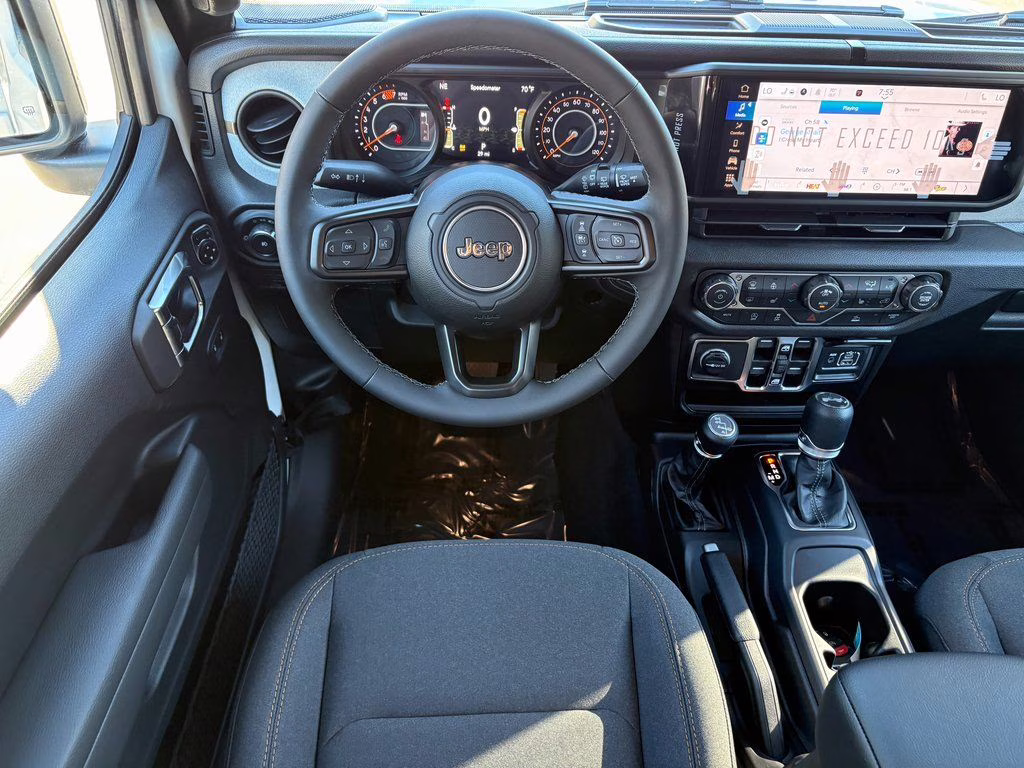 2026 Bright White Clearcoat Jeep Wrangler Sport S 4X4 SUV