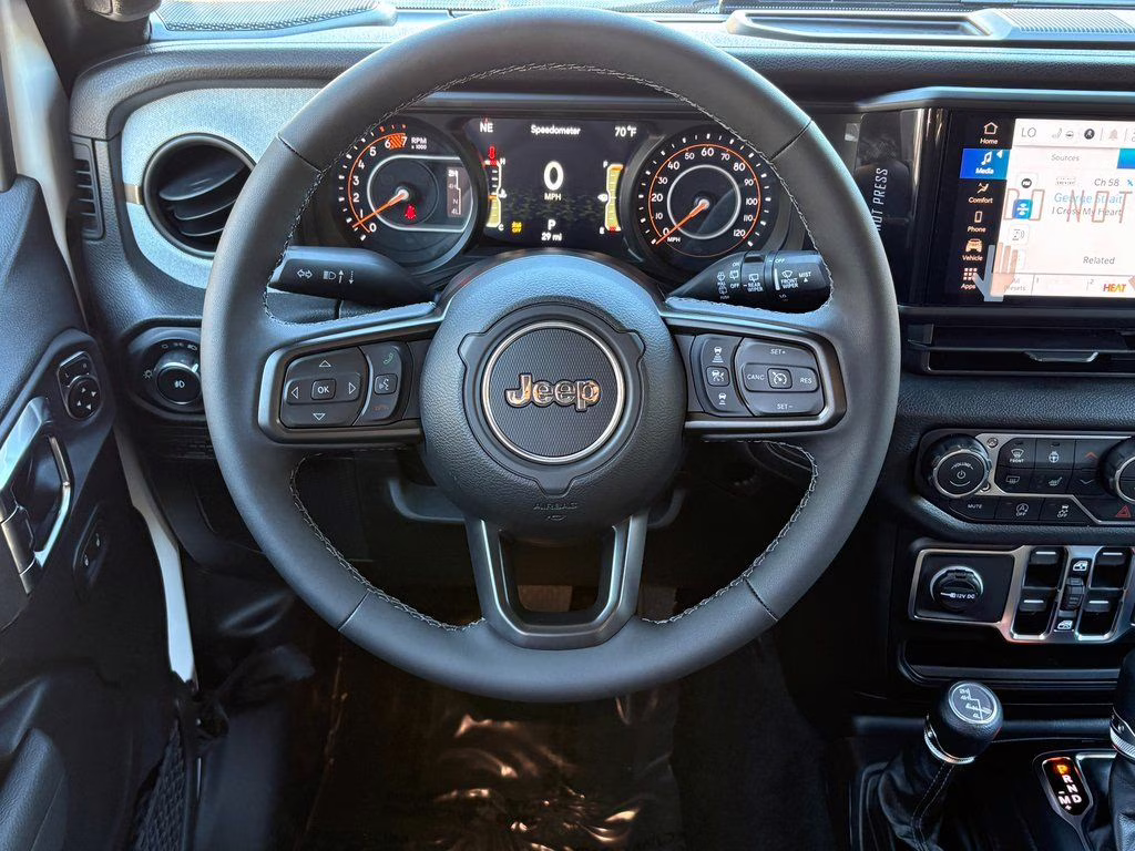 2026 Bright White Clearcoat Jeep Wrangler Sport S 4X4 SUV