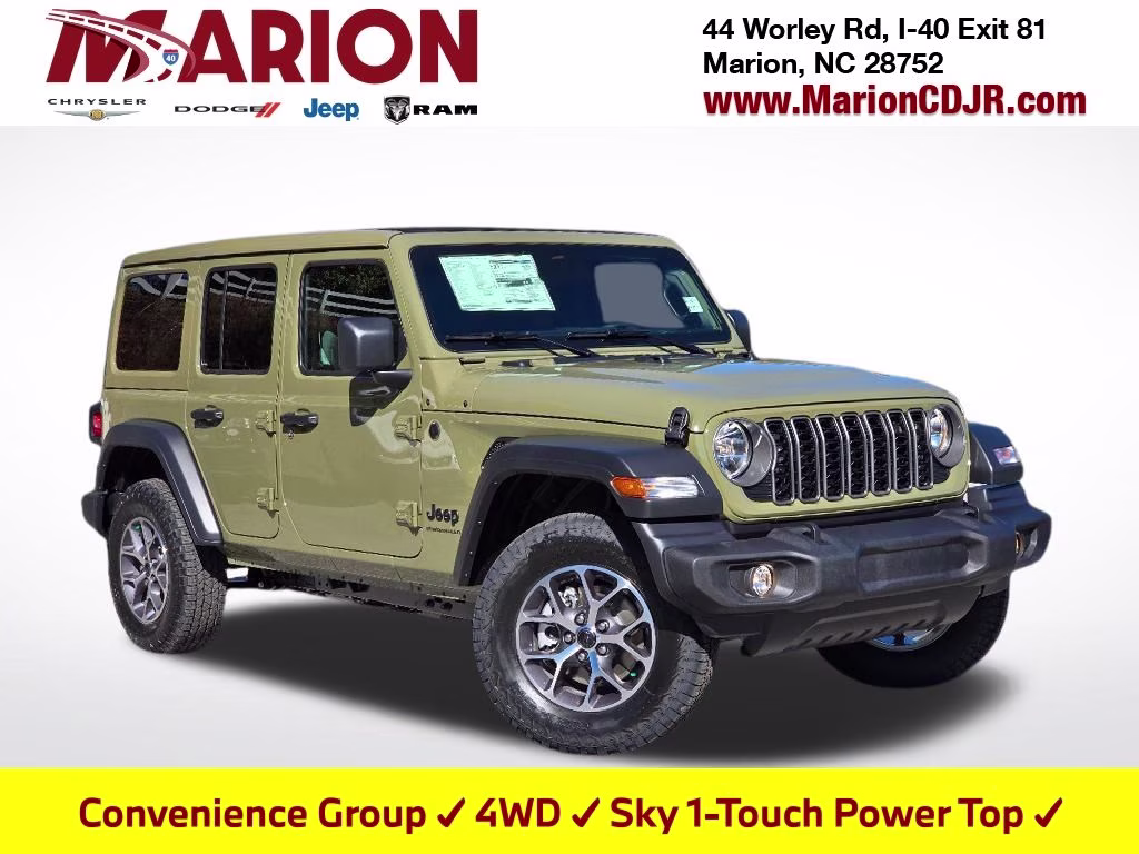 2026 41 Jeep Wrangler Sport S 4X4 SUV