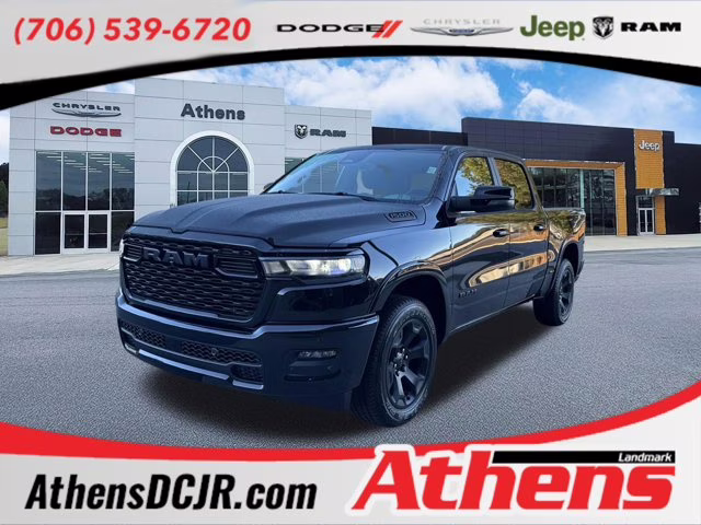 2026 Diamond Black Crystal Pearlcoat Ram 1500 Big Horn 4X4 Truck