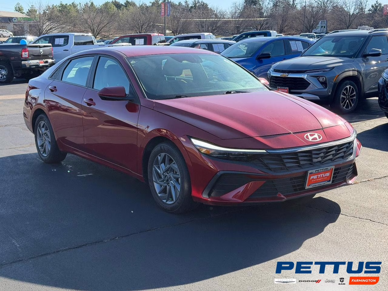 2024 Ultimate Red Hyundai Elantra SEL FWD Sedan