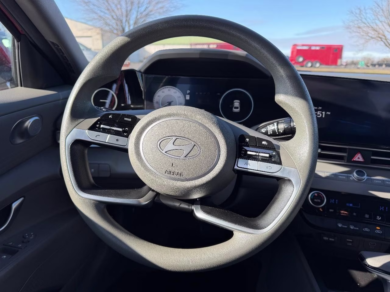2024 Ultimate Red Hyundai Elantra SEL FWD Sedan