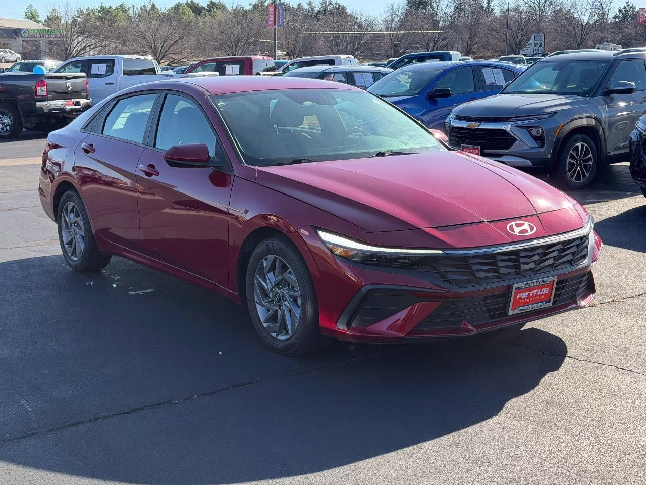 2024 Ultimate Red Hyundai Elantra SEL FWD Sedan
