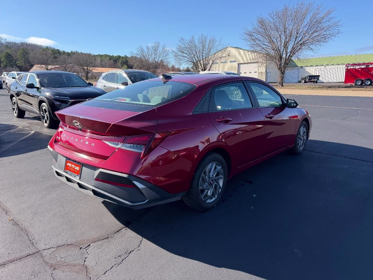 2024 Ultimate Red Hyundai Elantra SEL FWD Sedan