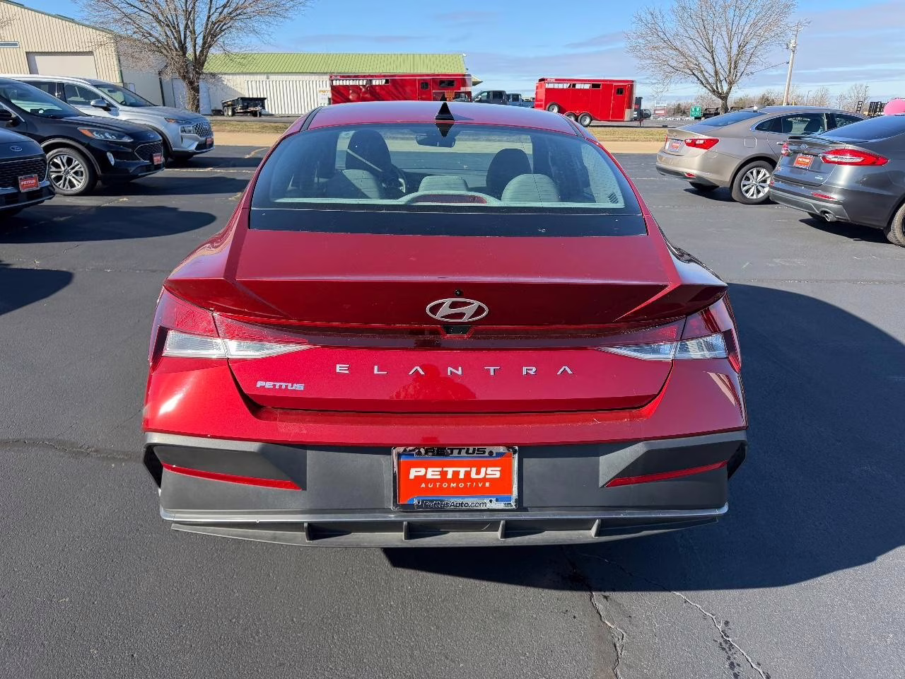 2024 Ultimate Red Hyundai Elantra SEL FWD Sedan