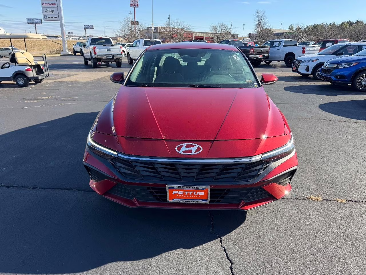 2024 Ultimate Red Hyundai Elantra SEL FWD Sedan