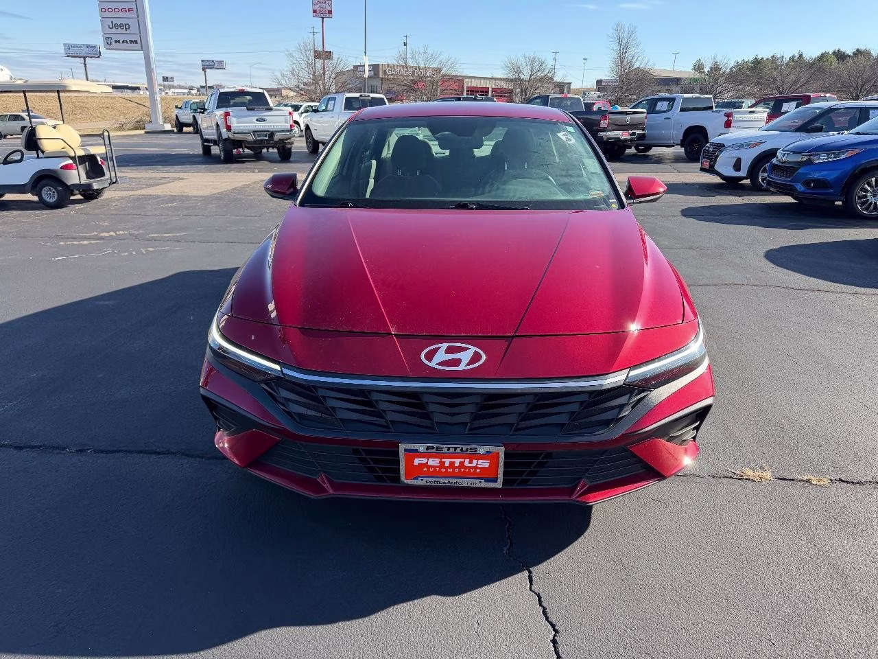 2024 Ultimate Red Hyundai Elantra SEL FWD Sedan