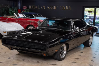 1970 Black Dodge Charger - 440C.I. V8, 4-Spd, A/C Coupe