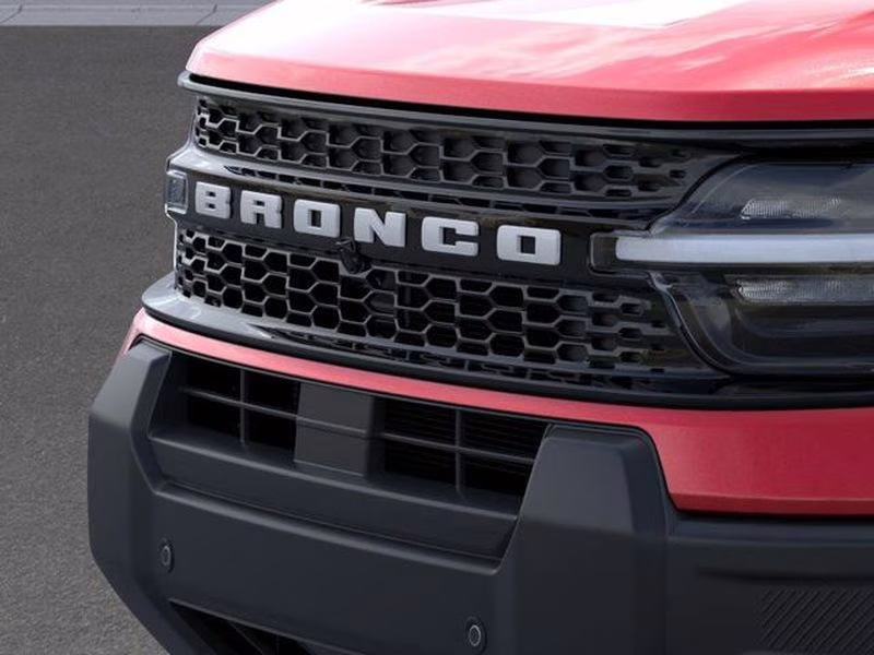 2025 Ruby Red Metallic Tinted Clearcoat Ford Bronco Sport Outer Banks 4X4 SUV