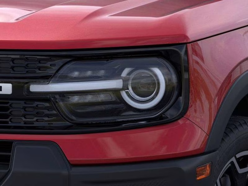 2025 Ruby Red Metallic Tinted Clearcoat Ford Bronco Sport Outer Banks 4X4 SUV