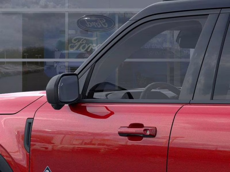 2025 Ruby Red Metallic Tinted Clearcoat Ford Bronco Sport Outer Banks 4X4 SUV