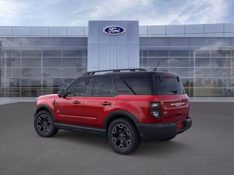 2025 Ruby Red Metallic Tinted Clearcoat Ford Bronco Sport Outer Banks 4X4 SUV