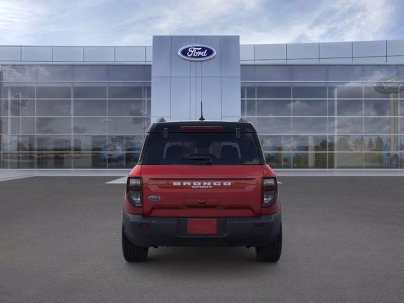 2025 Ruby Red Metallic Tinted Clearcoat Ford Bronco Sport Outer Banks 4X4 SUV