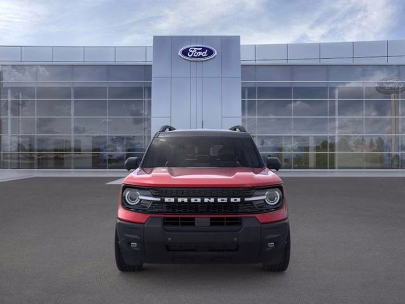 2025 Ruby Red Metallic Tinted Clearcoat Ford Bronco Sport Outer Banks 4X4 SUV