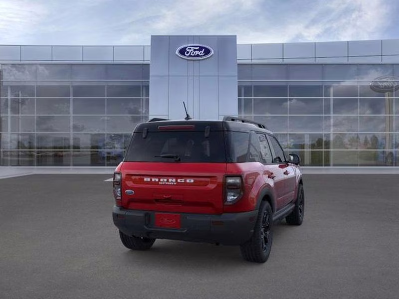 2025 Ruby Red Metallic Tinted Clearcoat Ford Bronco Sport Outer Banks 4X4 SUV