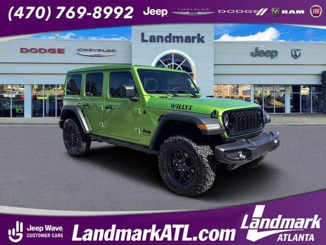 2026 Mojito Clearcoat Jeep Wrangler Willys 4X4 Convertible