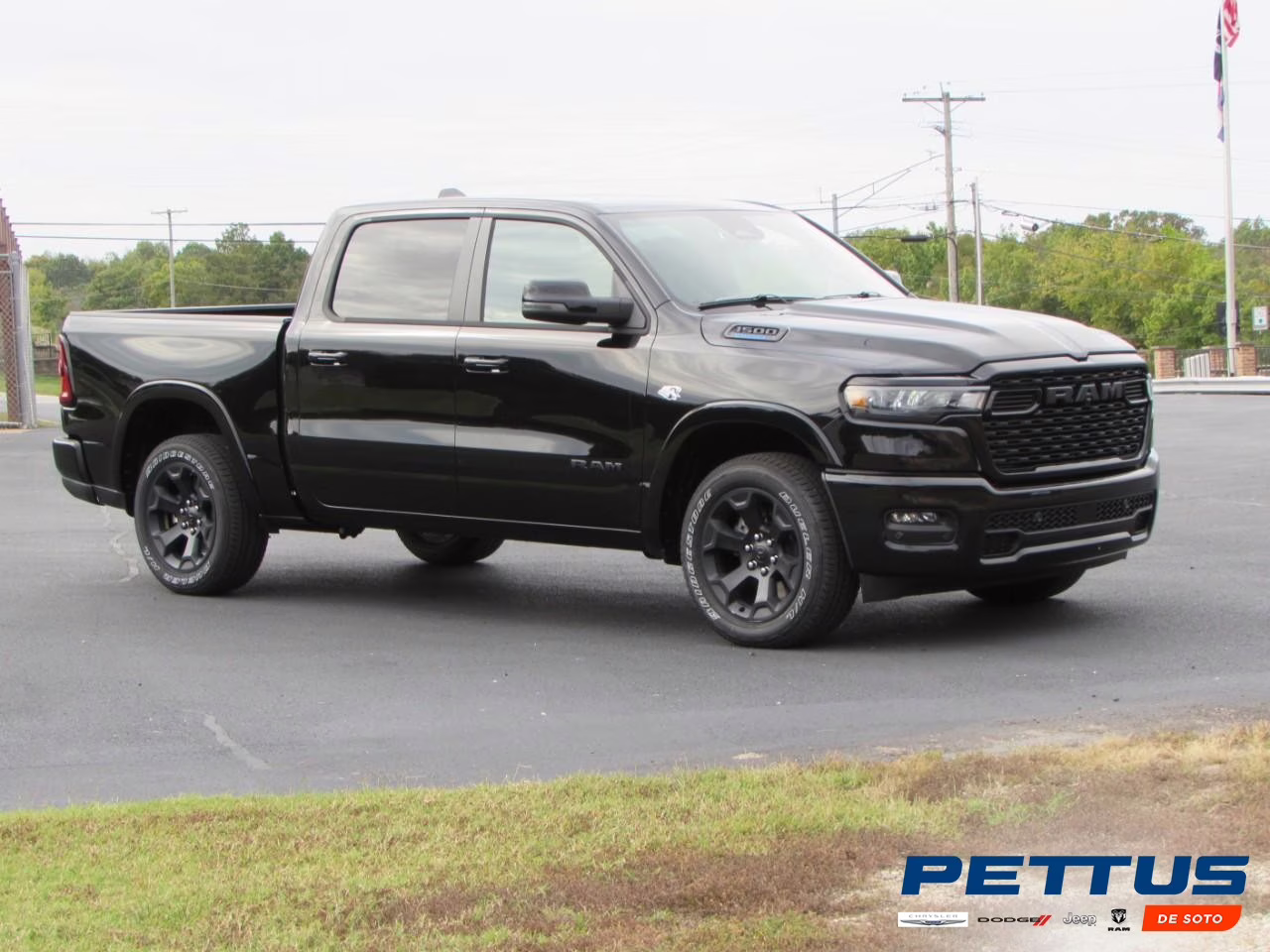 2026 Diamond Black Crystal Pearlcoat Ram 1500 Big Horn/Lone Star 4X4 Truck