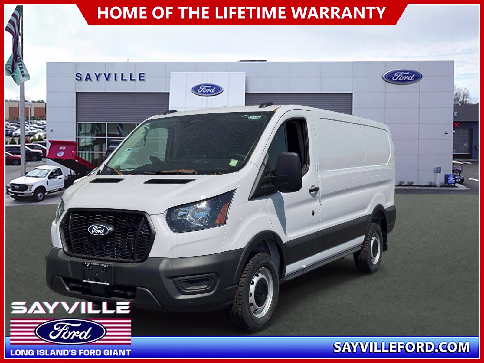 2026 Oxford White Ford Transit Cargo Van T-250 130 Low Rf 9150 GVWR RWD RWD Van