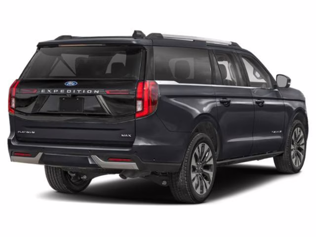 2025 Agate Black Metallic Ford Expedition Max Platinum 4x4 4X4 SUV