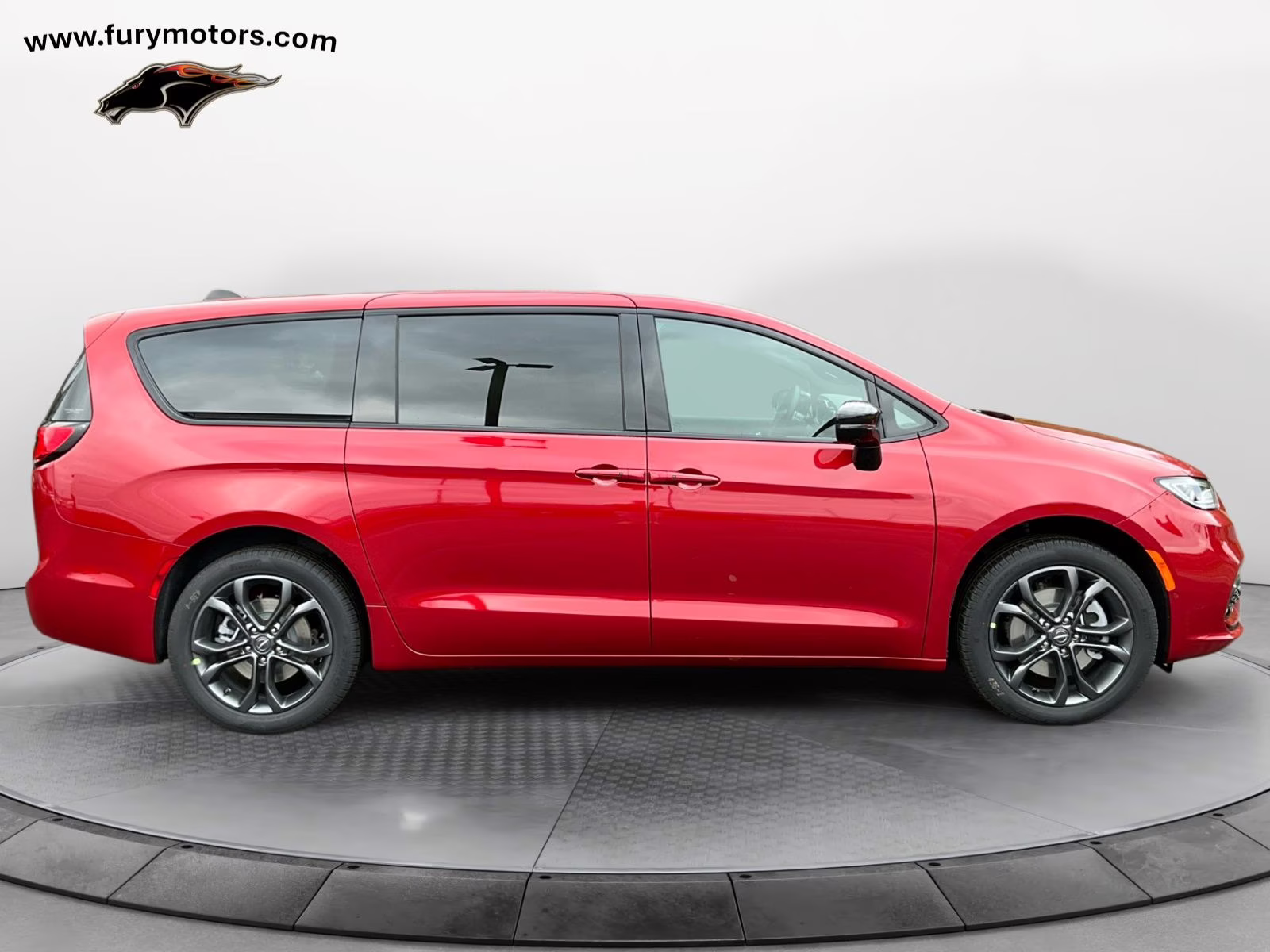 2026 Red Hot Pearlcoat Chrysler Pacifica Select AWD Van