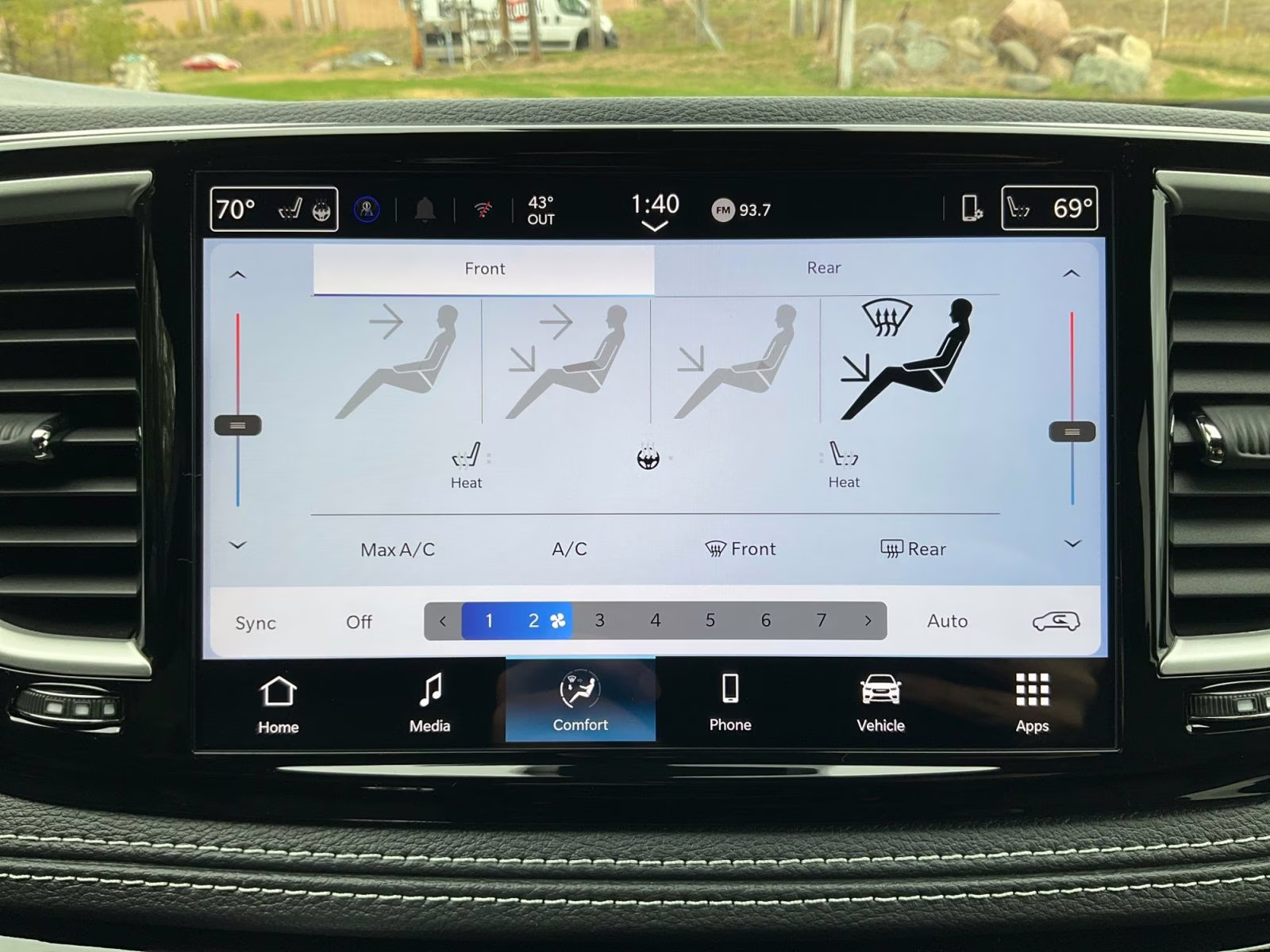 2026 Red Hot Pearlcoat Chrysler Pacifica Select AWD Van