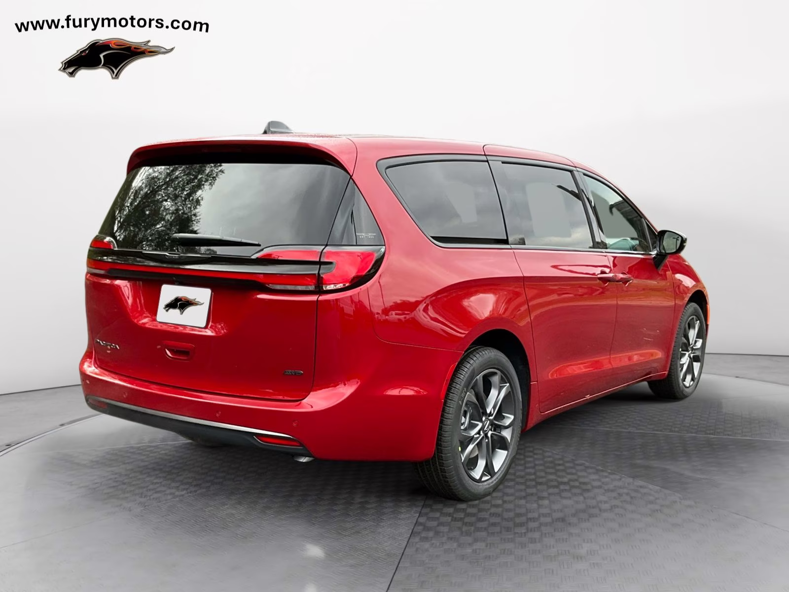 2026 Red Hot Pearlcoat Chrysler Pacifica Select AWD Van