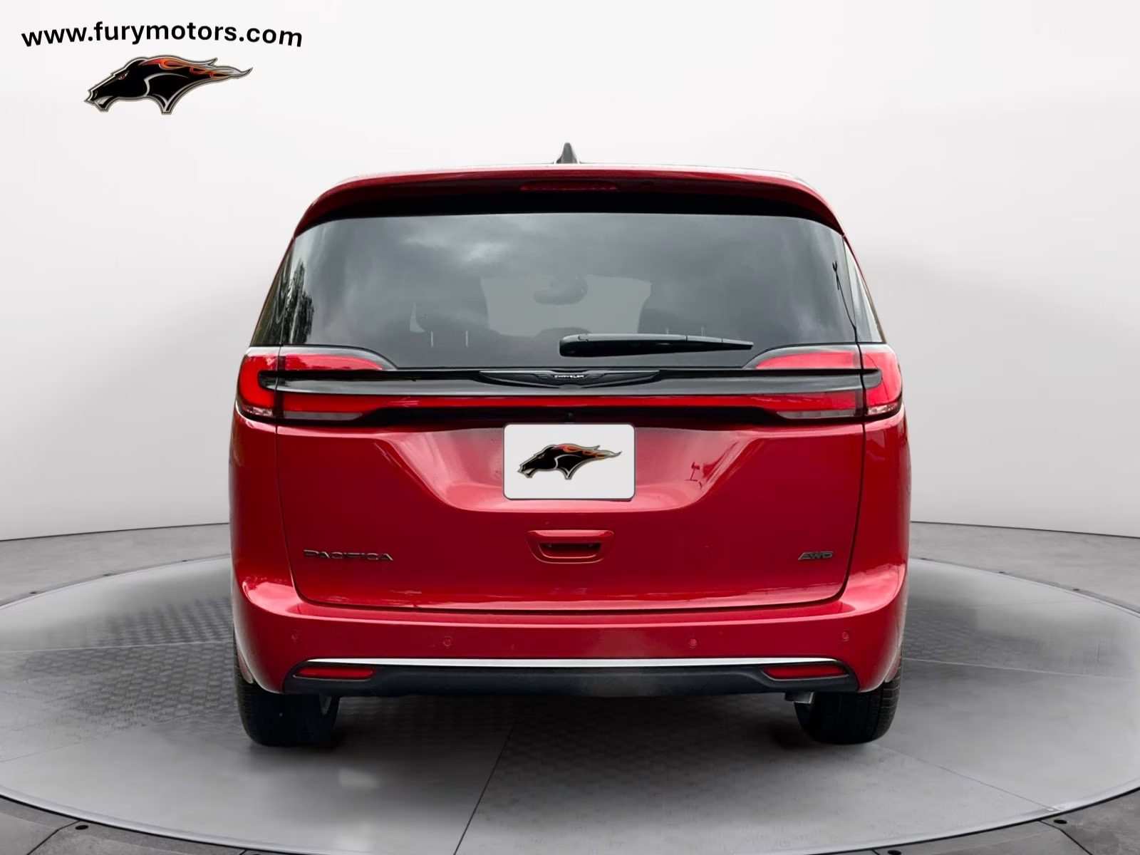 2026 Red Hot Pearlcoat Chrysler Pacifica Select AWD Van