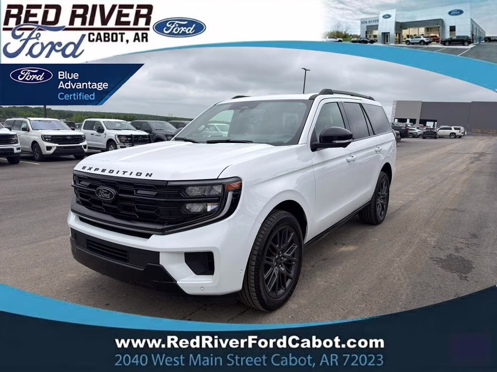 2025 Oxford White Ford Expedition Platinum 4X4 SUV