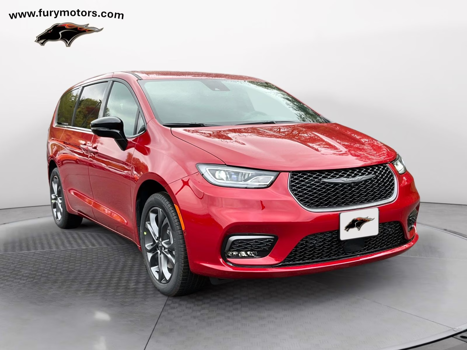 2026 Red Hot Pearlcoat Chrysler Pacifica Select AWD Van