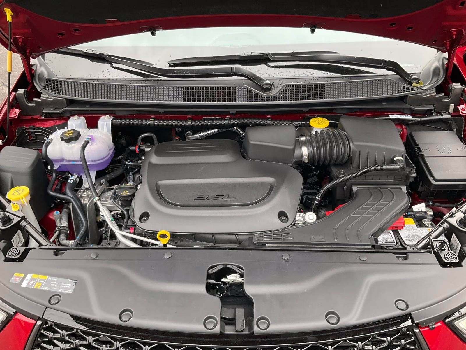 2026 Red Hot Pearlcoat Chrysler Pacifica Select AWD Van