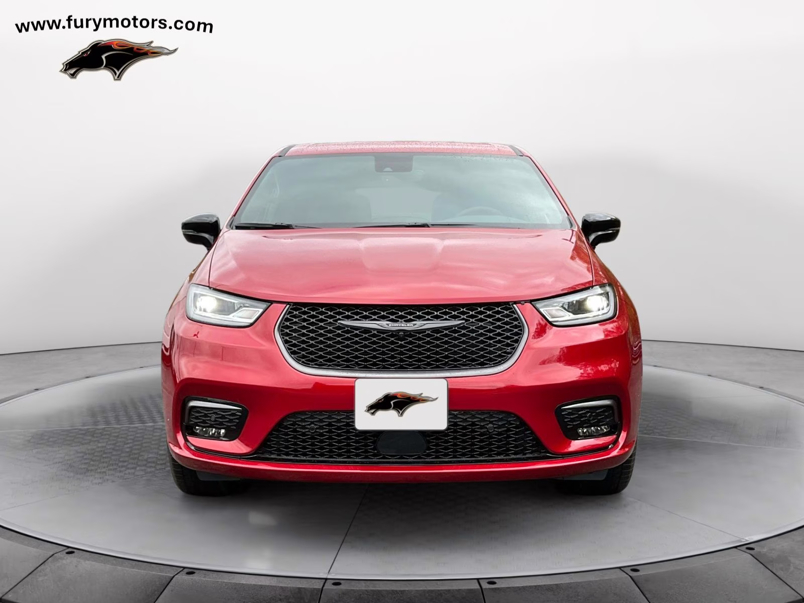 2026 Red Hot Pearlcoat Chrysler Pacifica Select AWD Van