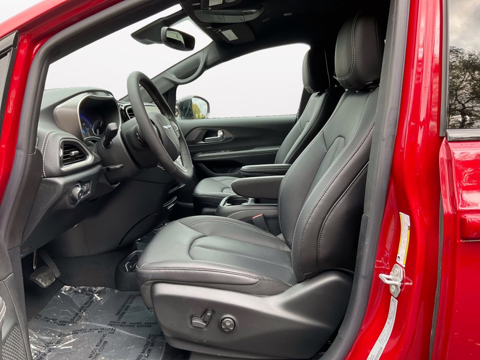 2026 Red Hot Pearlcoat Chrysler Pacifica Select AWD Van