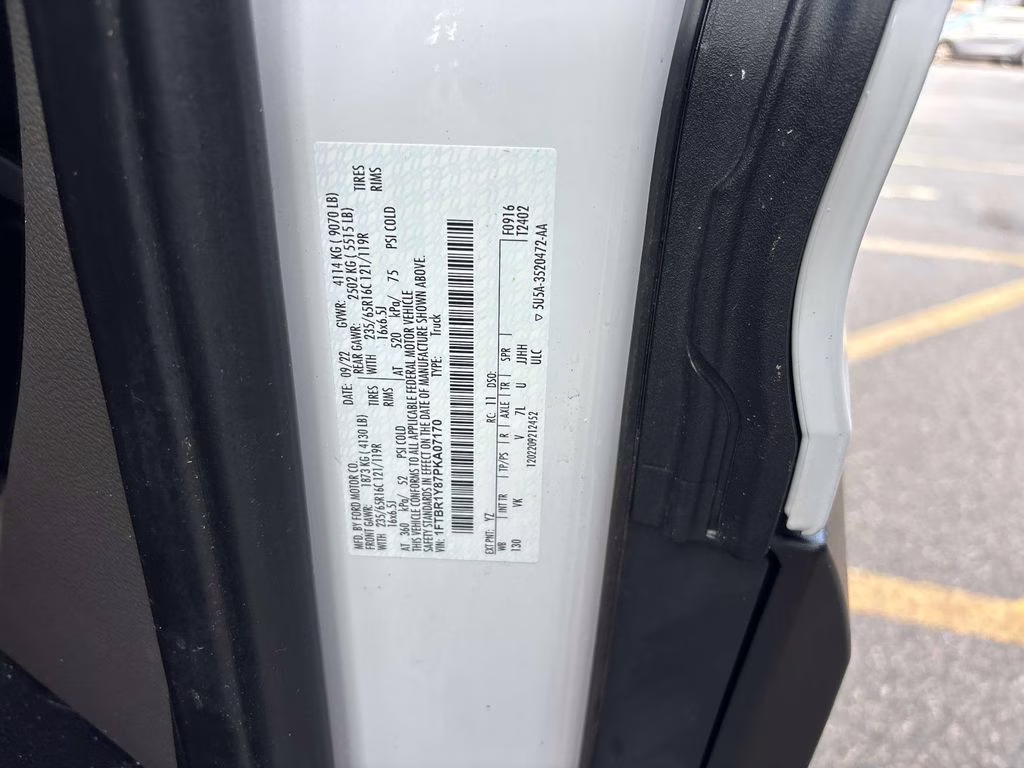 2023 Oxford White Ford Transit-250 Base RWD Van