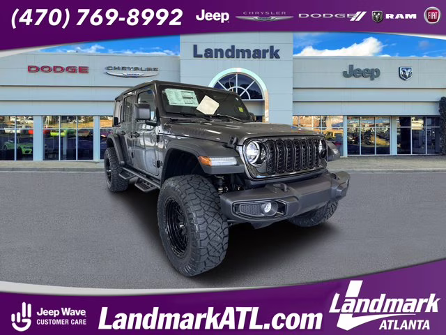2026 Granite Crystal Metallic Clearcoat Jeep Wrangler Willys 4X4 Convertible
