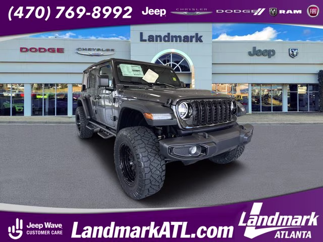 2026 Granite Crystal Metallic Clearcoat Jeep Wrangler Willys 4X4 Convertible