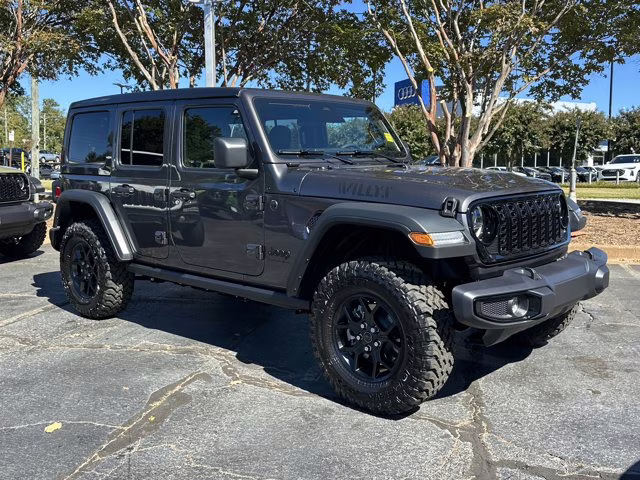 2026 Granite Crystal Metallic Clearcoat Jeep Wrangler Willys 4X4 Convertible