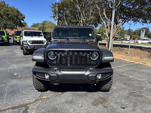 2026 Granite Crystal Metallic Clearcoat Jeep Wrangler Willys 4X4 Convertible