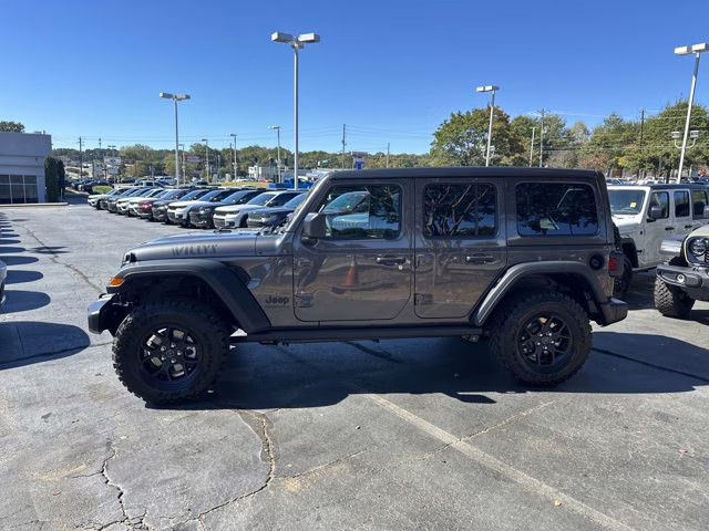 2026 Granite Crystal Metallic Clearcoat Jeep Wrangler Willys 4X4 Convertible