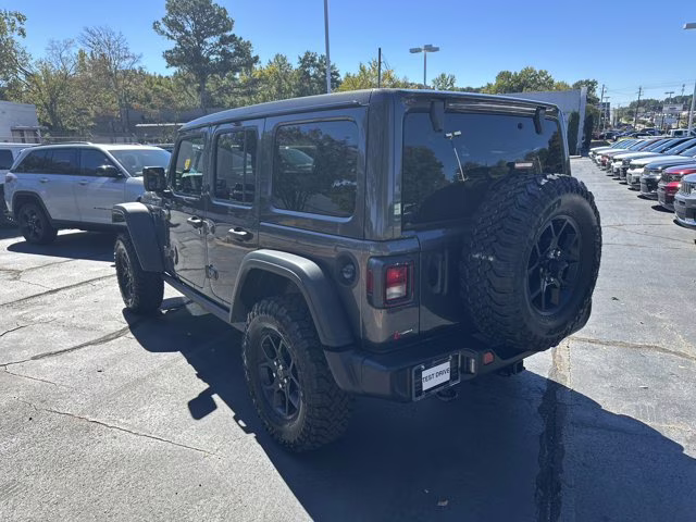 2026 Granite Crystal Metallic Clearcoat Jeep Wrangler Willys 4X4 Convertible