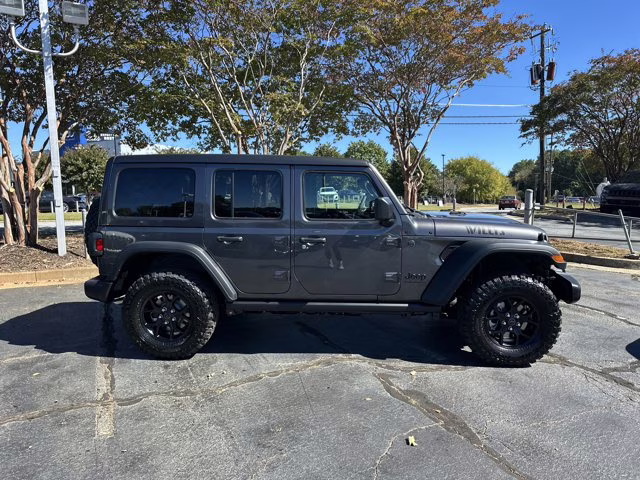 2026 Granite Crystal Metallic Clearcoat Jeep Wrangler Willys 4X4 Convertible