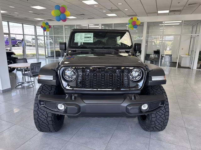 2026 Granite Crystal Metallic Clearcoat Jeep Wrangler Willys 4X4 Convertible