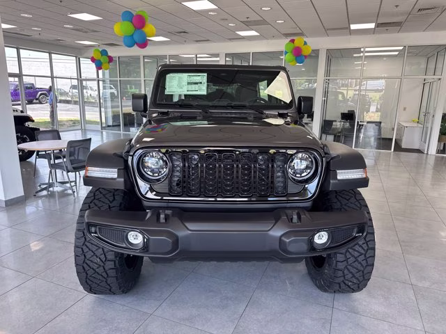 2026 Granite Crystal Metallic Clearcoat Jeep Wrangler Willys 4X4 Convertible